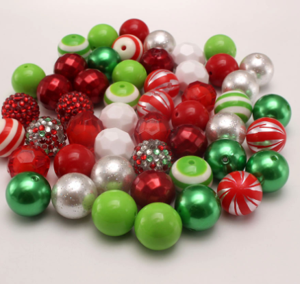 CHINESE WAREHOUSE 20mm Mix Colors Bead Craft 50pcs/Bag