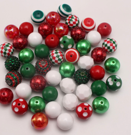 CHINESE WAREHOUSE 20mm Mix Colors Bead Craft 50pcs/Bag