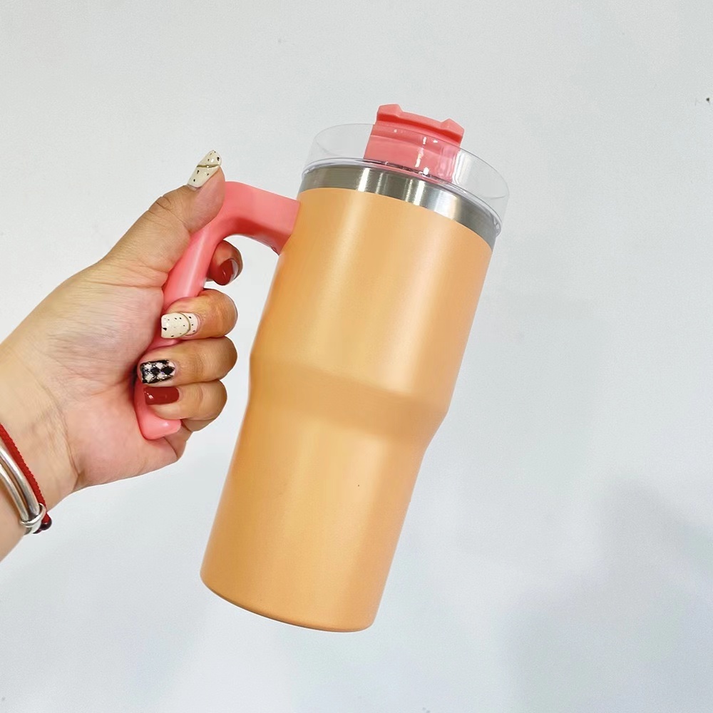 CHINESE WAREHOUSE 20oz Sublimation Colorful Tumbler with Handle