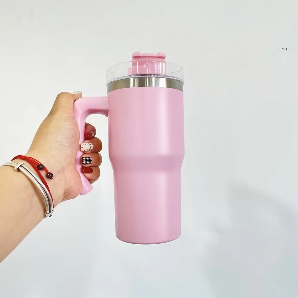 CHINESE WAREHOUSE 20oz Sublimation Colorful Tumbler with Handle