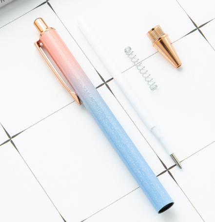 CHINESE WAREHOUSE  High Quality New Wonderful Colors Gradient Solid Color Glitter Pens For UV Wrap