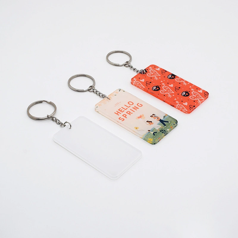 CHINESE WAREHOUSE Sublimation Acrylic Keychain