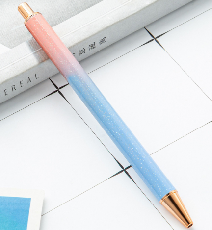 CHINESE WAREHOUSE  High Quality New Wonderful Colors Gradient Solid Color Glitter Pens For UV Wrap