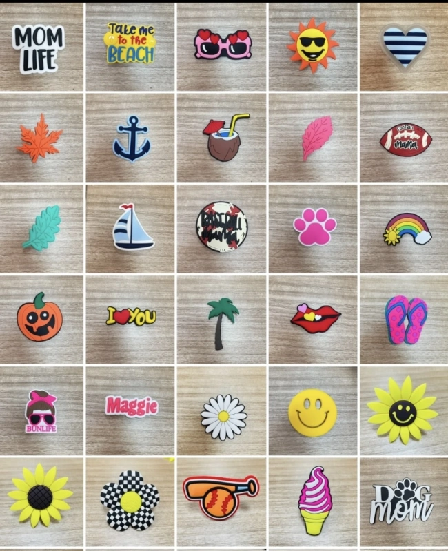 CHINESE WAREHOUSE High Quality Silicone EVA Bag Accessories For Bogg Bag
