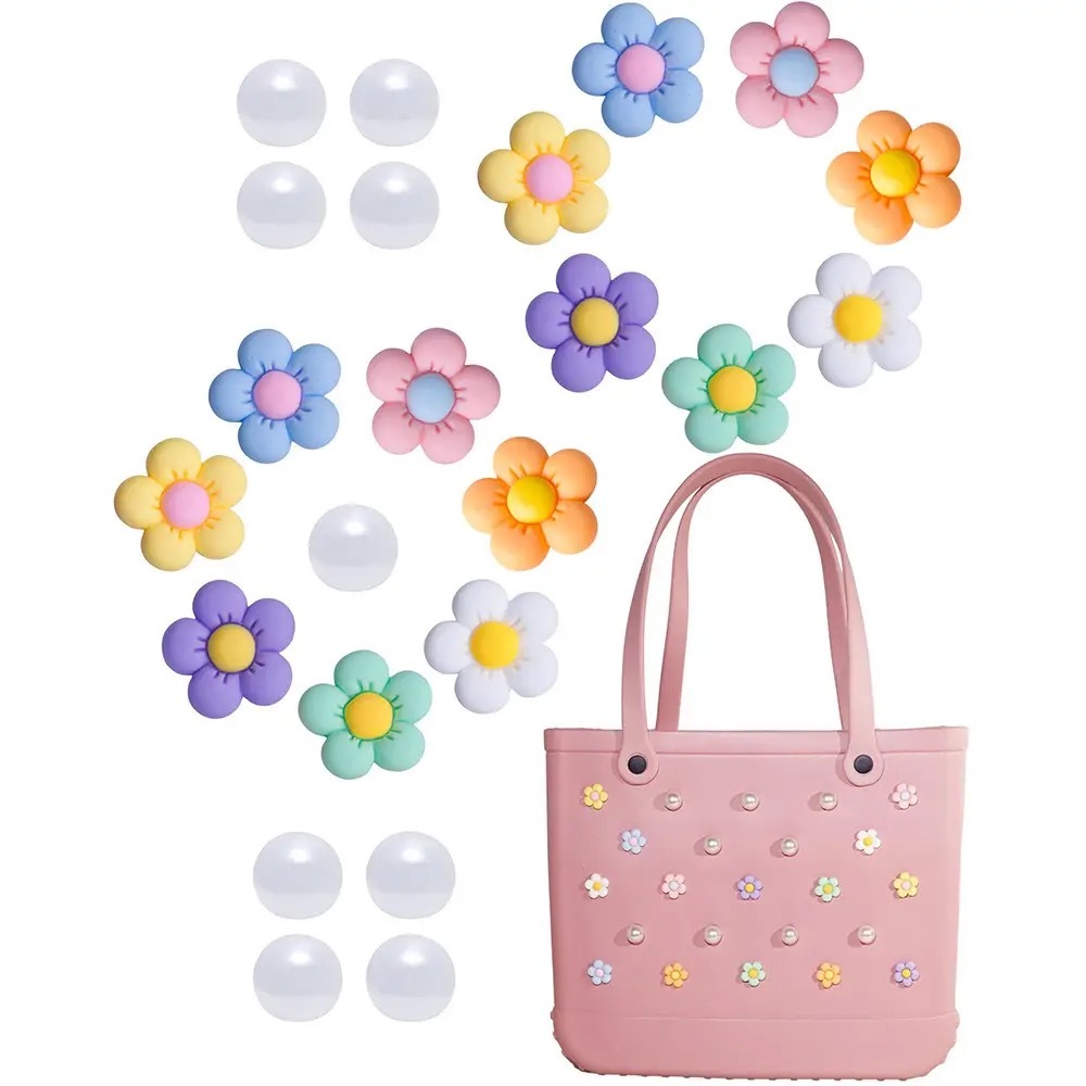 CHINESE WAREHOUSE High Quality Charms Set EVA Bag Accessories For Bogg Bag