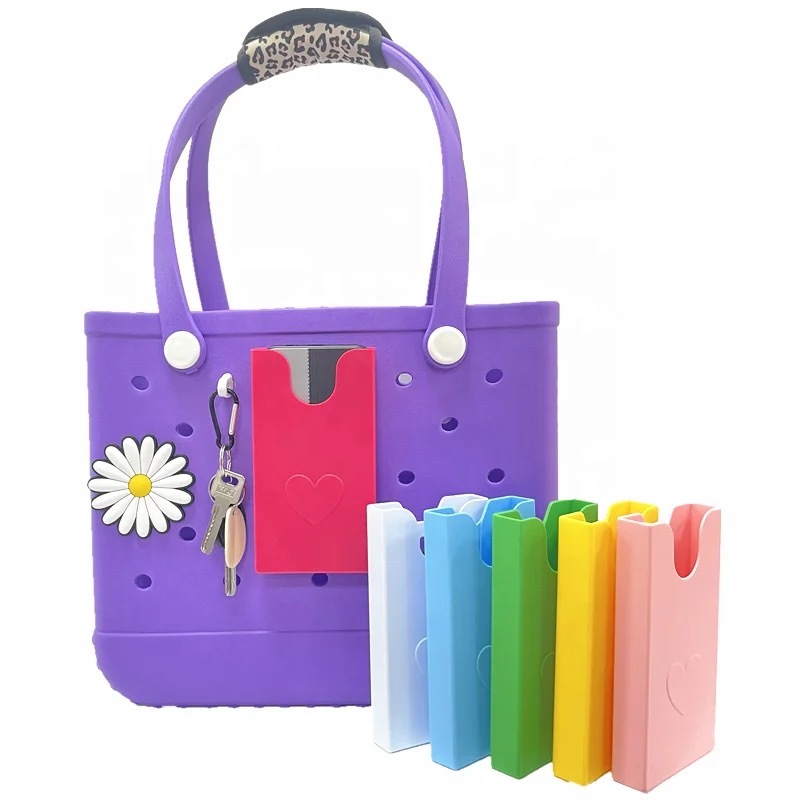 CHINESE WAREHOUSE High Quality Phone Holder EVA Bag Accessories For Bogg Bag