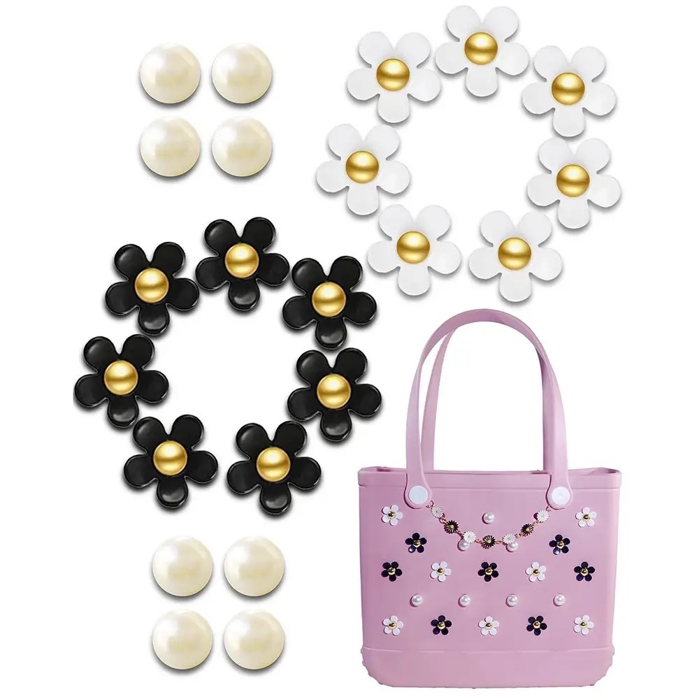 CHINESE WAREHOUSE High Quality Charms Set EVA Bag Accessories For Bogg Bag