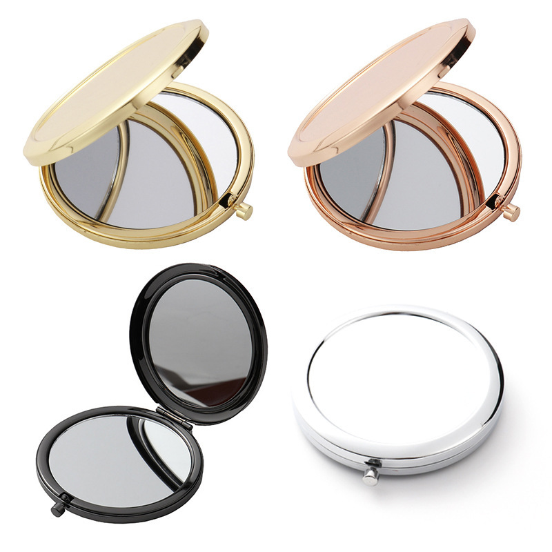 CHINESE WAREHOUSE Sublimation Blank Mini Makeup Mirror