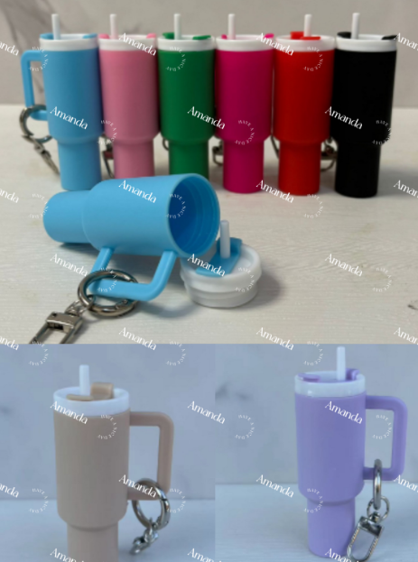CHINESE WAREHOUSE New Arrivel Products Adorable Mini Cup Keychains