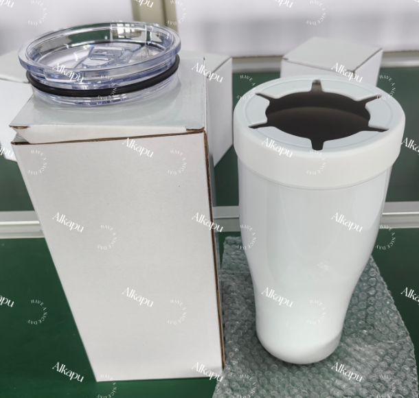 CHINESE WAREHOUSE 30oz Sublimation White Can Cooler Six In One Can Cooler Ready To Ship