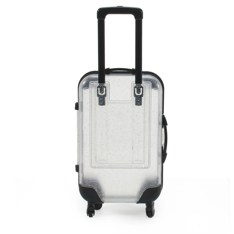 CHINESE WAREHOUSE Wholesale Four-Pair Fake eyelash trolley case luggage case Makeup Eyelash box storage box self defense keychain box