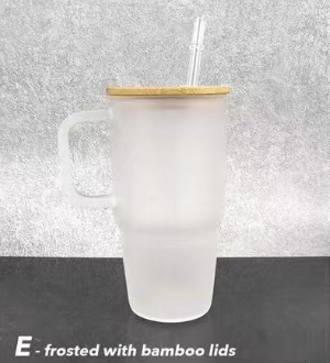 CHINESE WAREHOUSE 20oz Sublimation Glass Tumbler
