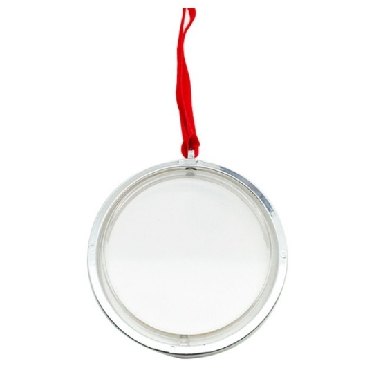 CHINESE WAREHOUSE Sublimation Christmas Revolve Ornament