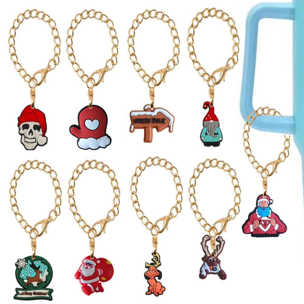 CHINESE WAREHOUSE Cartoon Silicone Tumbler Pendant Charm