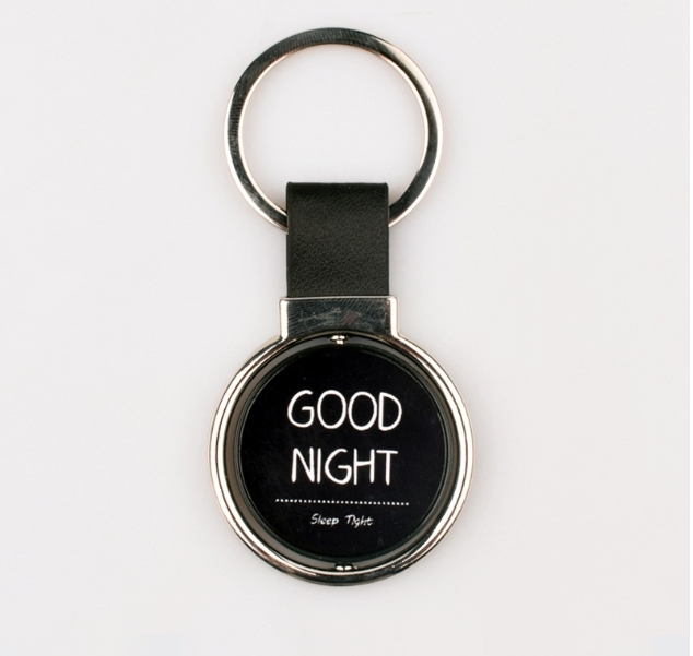 CHINESE WAREHOUSE Sublimation Metal 360° Revolve keychain