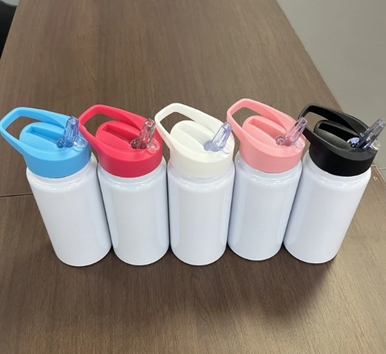 CHINESE WAREHOUSE High Quality Sublimation 12oz Kids Water Bottle With Colors Lid