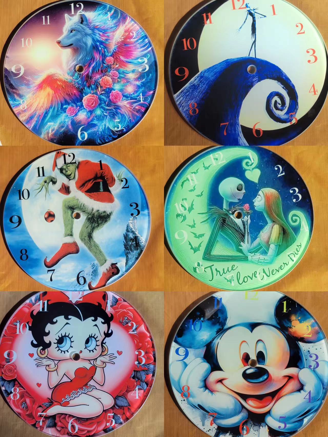 CHINESE WAREHOUSE High Quality Sublimation Blank Acrylic Paper Clip Two Size To Choose From