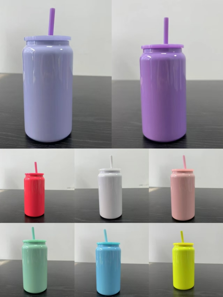 CHINESE WAREHOSUE 16oz Colored Sublimation Stainless Steel Tumbler