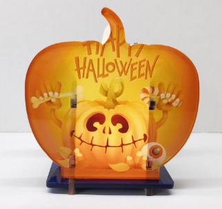 CHINESE WAREHOUSE Graduation Gift Sublimation Acrylic Lamp Pen Holder