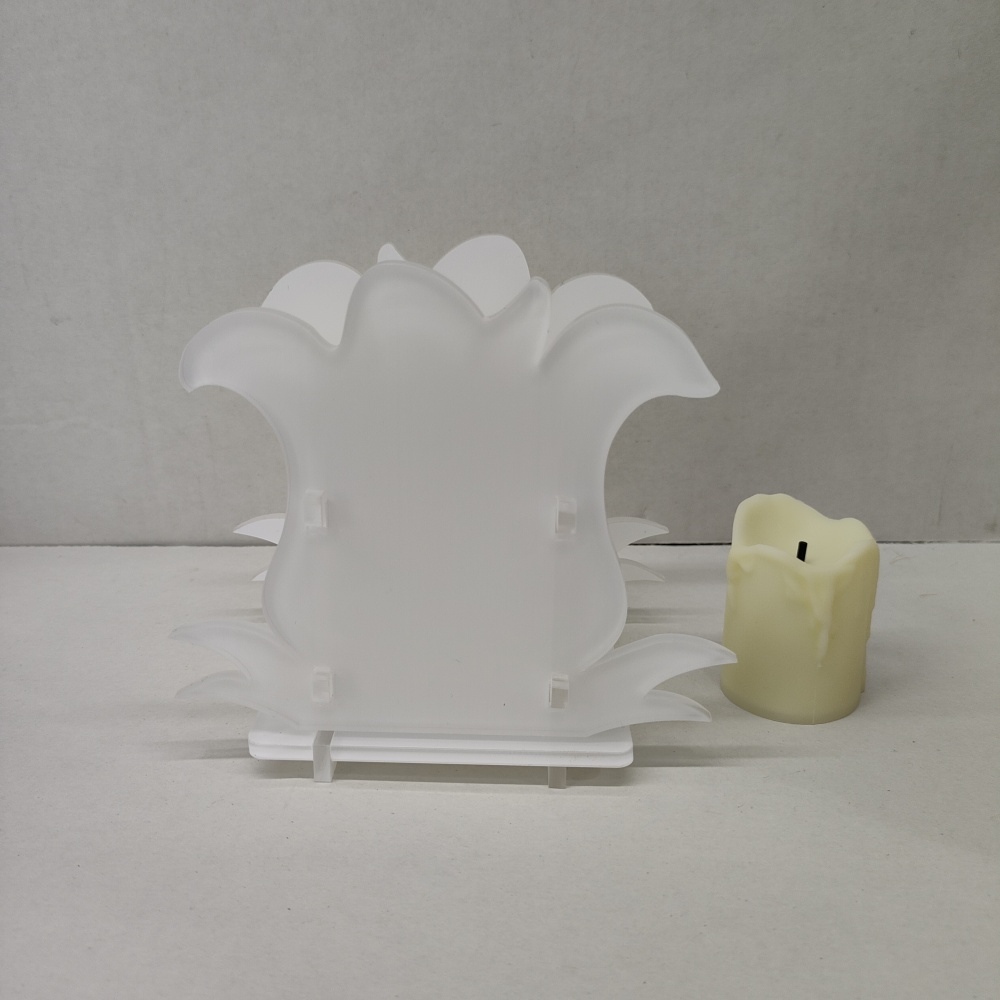 CHINESE WAREHOUSE Graduation Gift Sublimation Acrylic Lamp Pen Holder