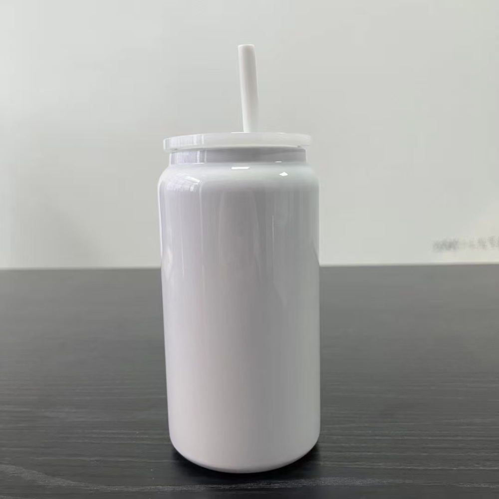 USA RTS 16oz Mix Colors Jelly Color Sublimation Stainless Steel Tumbler Come With Colors straw