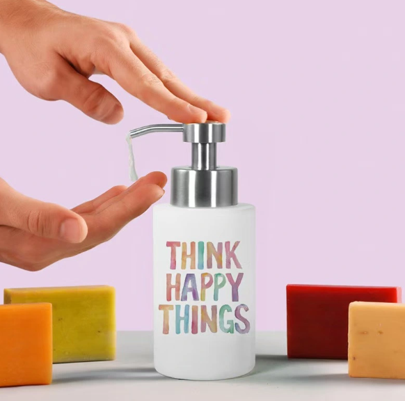 CHINESE WAREHOUSE High Quality 550ml Single Wall Sainless Steel Sublimation Hand Sanitizer Bottle