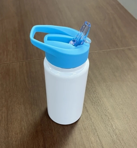 CHINESE WAREHOUSE High Quality Sublimation 12oz Kids Water Bottle With Colors Lid