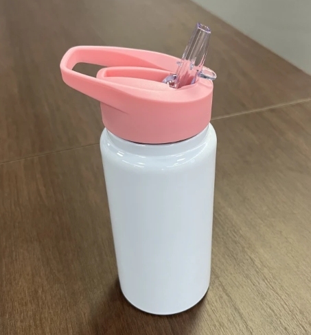 CHINESE WAREHOUSE High Quality Sublimation 12oz Kids Water Bottle With Colors Lid