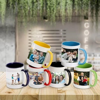 CHINESE WAREHOUSE11oz 15oz Sublimation Color Inside Ceramic Mug