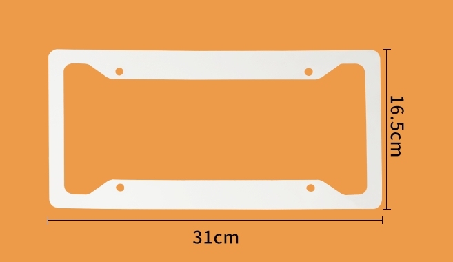 CHINESE WAREHOUSE Sublimation license plate