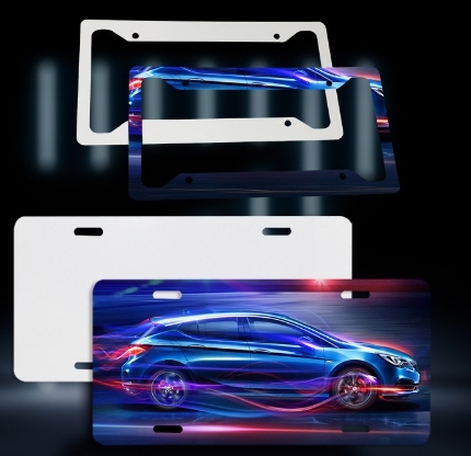 CHINESE WAREHOUSE Sublimation license plate