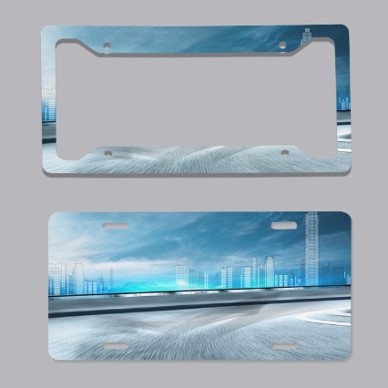 CHINESE WAREHOUSE Sublimation license plate
