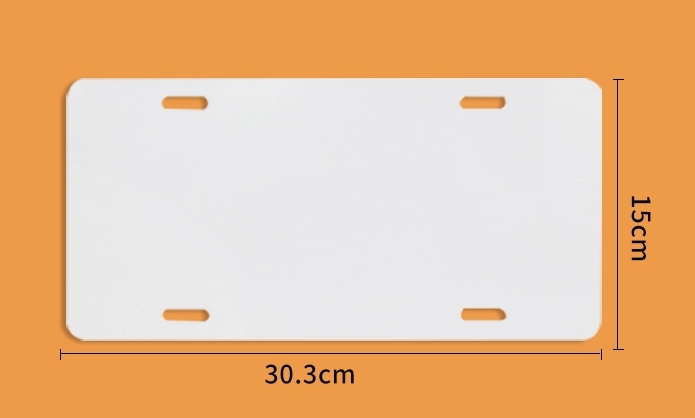 CHINESE WAREHOUSE Sublimation license plate