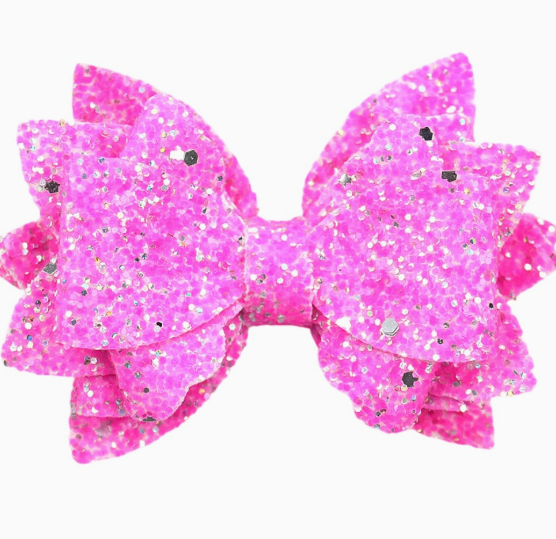 CHINESE WAREHOUSE Cup bow accessories shiny Glitter Ice Cup decoration