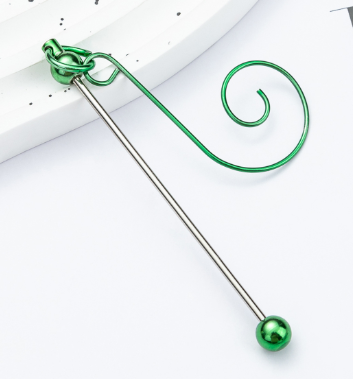 CHINESE WAREHOUSE Christmas Beaded Hook Pendant DIY Beaded Hook