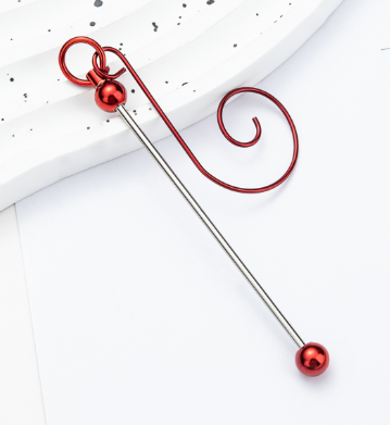 CHINESE WAREHOUSE Christmas Beaded Hook Pendant DIY Beaded Hook
