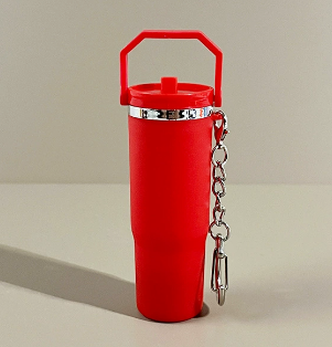 CHINESE WAREHOUSE 30oz Adorable Keychains Can hold lipstick