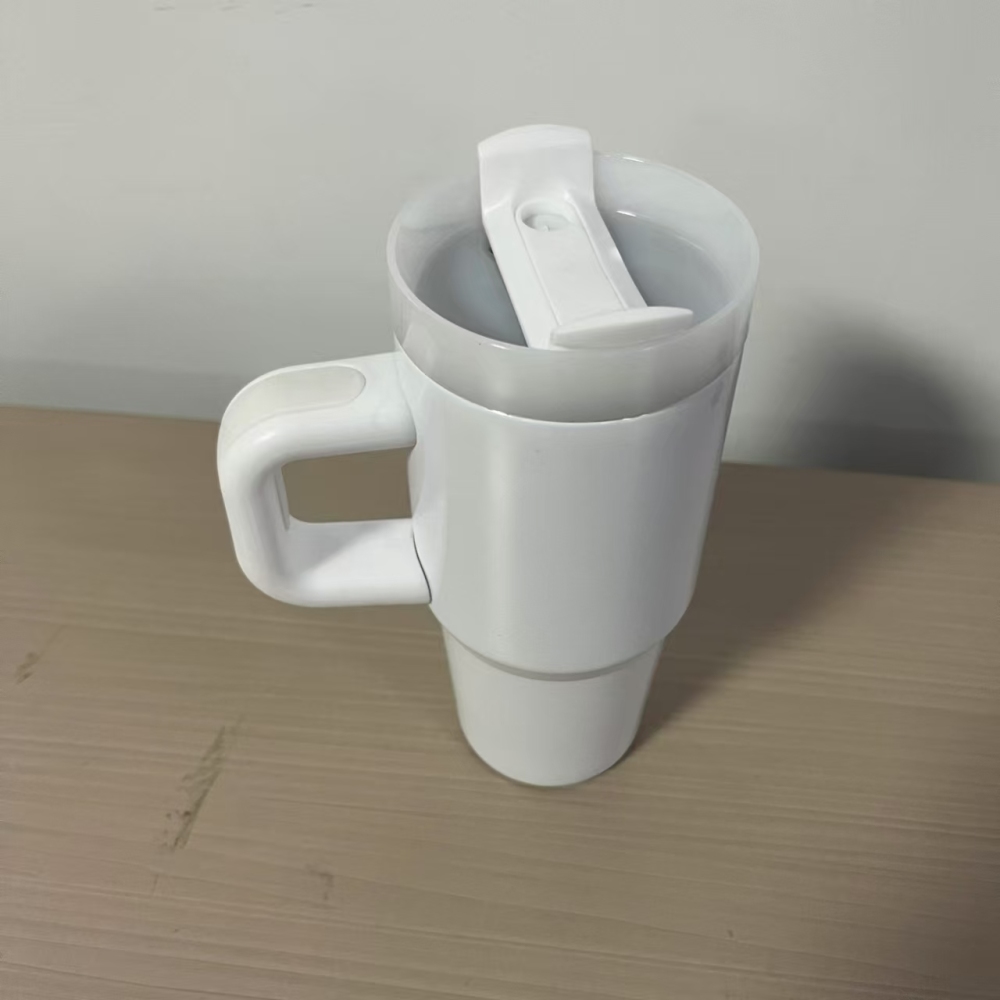 CHINESE WAREHOUSE 14oz Sublimation White Travel Tumbler