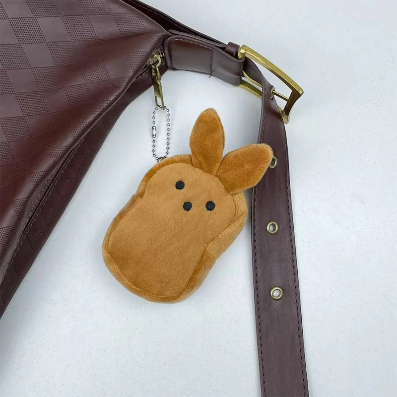 CHINESE WAREHOUSE Hot Sale Easter Day Solid Color Bunny Peeps Coin Purse For Easy Carrying
