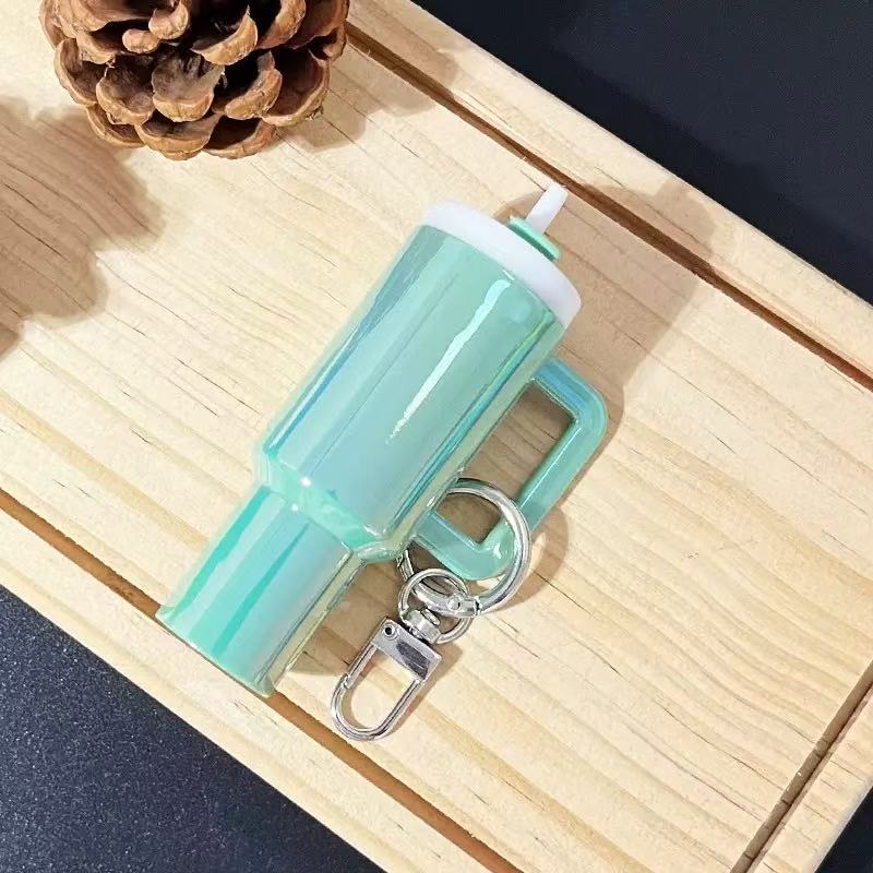 CHINESE WAREHOUSE New Arrivals Macaron Color Mini Tumbler Keychains