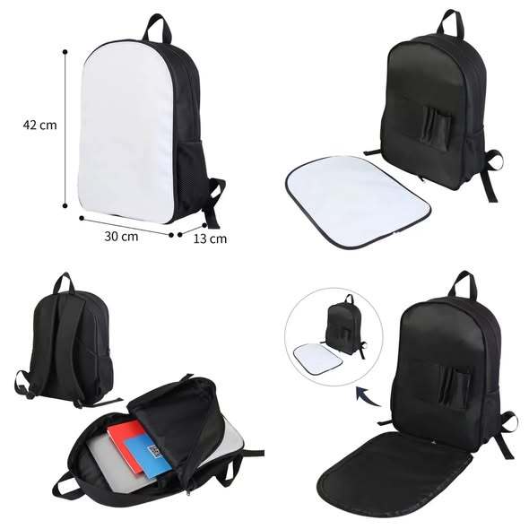 CHINESE WAREHOUSE Sublimation Backpack For Back To School