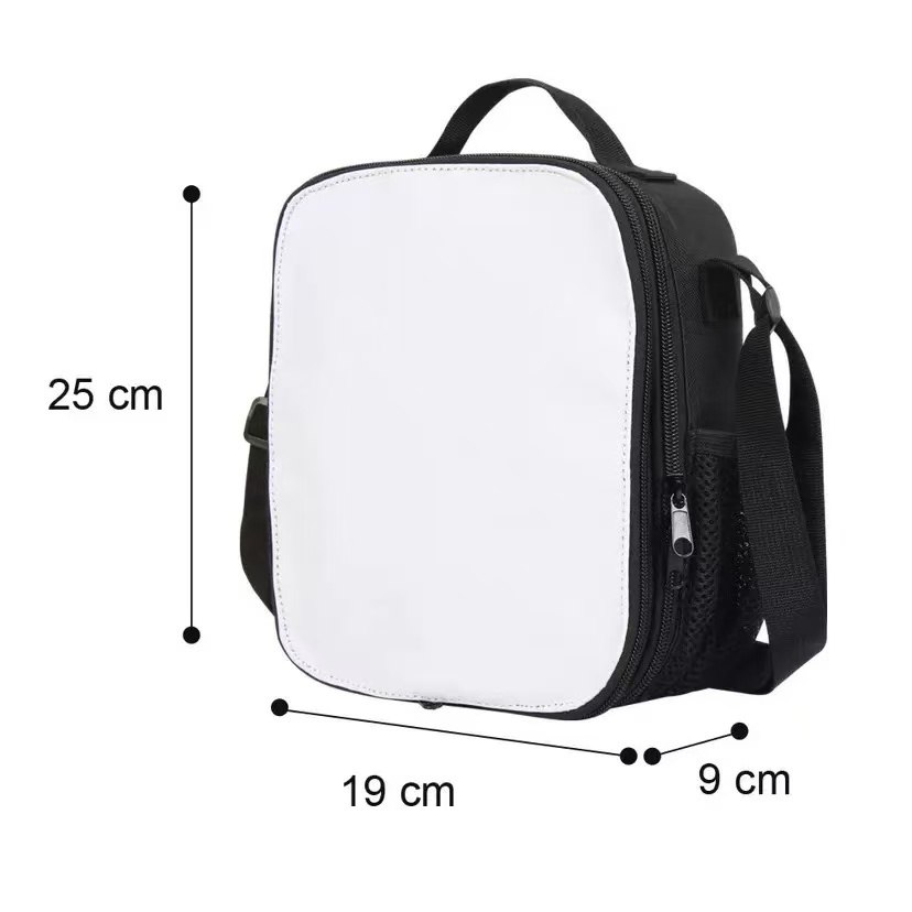 CHINESE WAREHOUSE Sublimation Lunch Crossbody Tote For Back To School