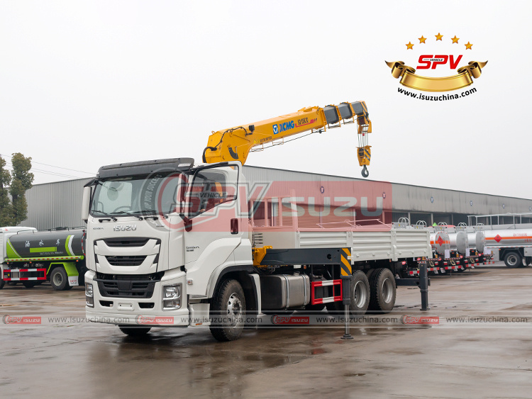 SPV Isuzuchina - 10 Tons Cargo Truck Crane - Testing