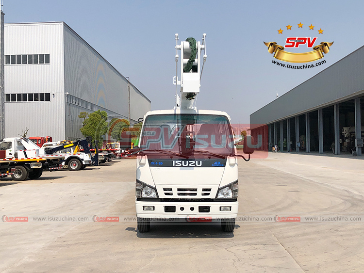 SPV Isuzuchina | Truck Mounted Manlift ISUZU - Front Side View