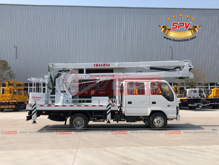 SPV Isuzuchina | Articulated Boom Lift Truck - Right Side View