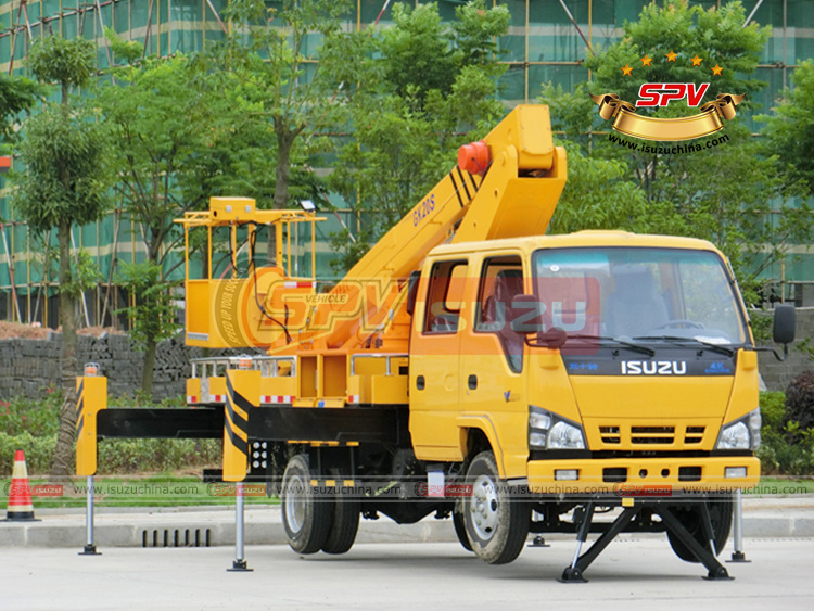 SPV Isuzuchina | ISUZU Aerial Platform Truck - Right Front Side View