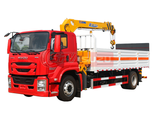 Cargo Truck With Crane ISUZU