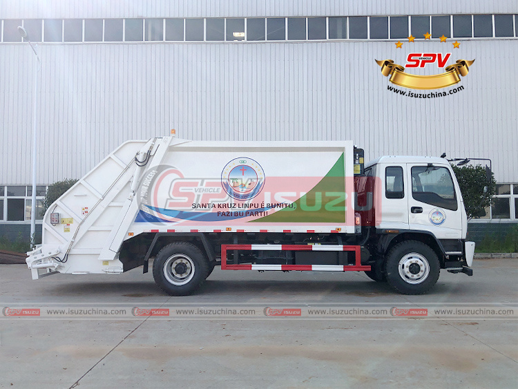 SPV Isuzuchina - 12 CBM ISUZU FTR Rubbish Truck - Right Side View