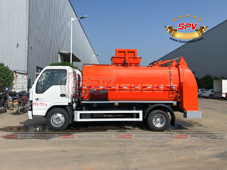 SPV Isuzuchina - Food Waste Collection Lorry ISUZU - Left Side View