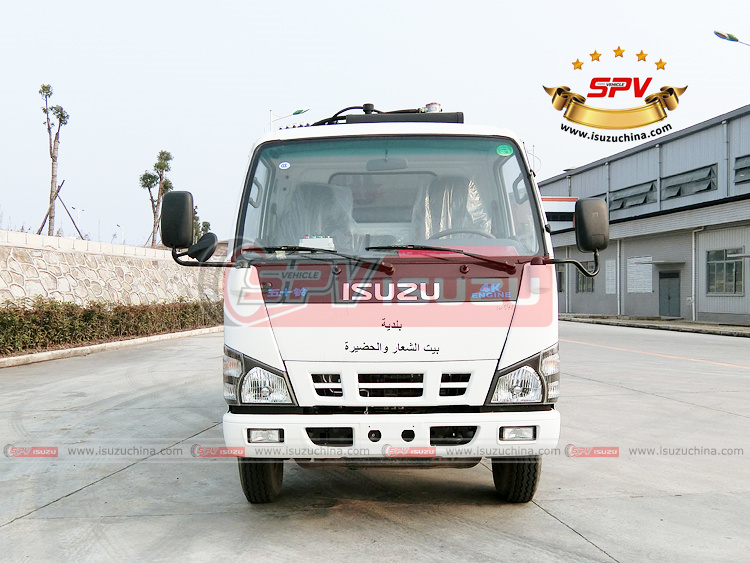 SPV Isuzuchina - Trash Compactor Truck ISUZU - Front SIde View